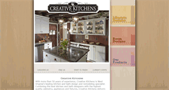 Desktop Screenshot of creativekitchens.com